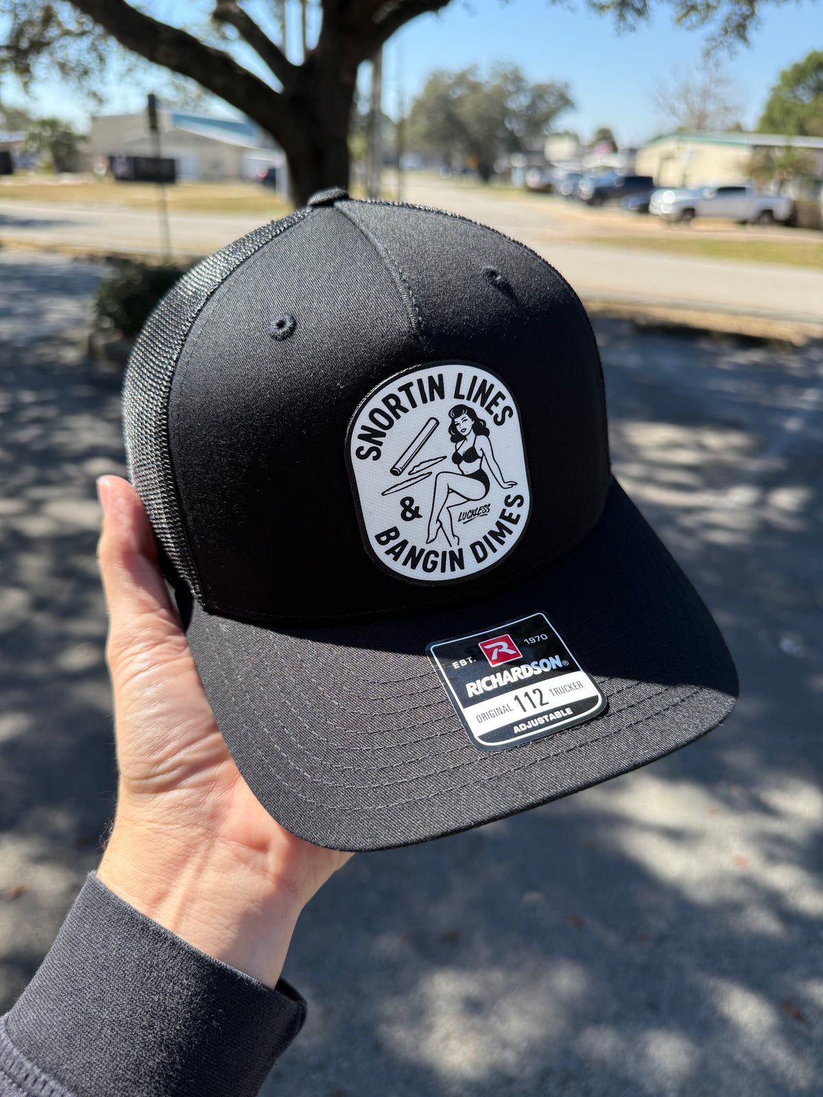 Lines and Dimes Canvas Patch Snapback