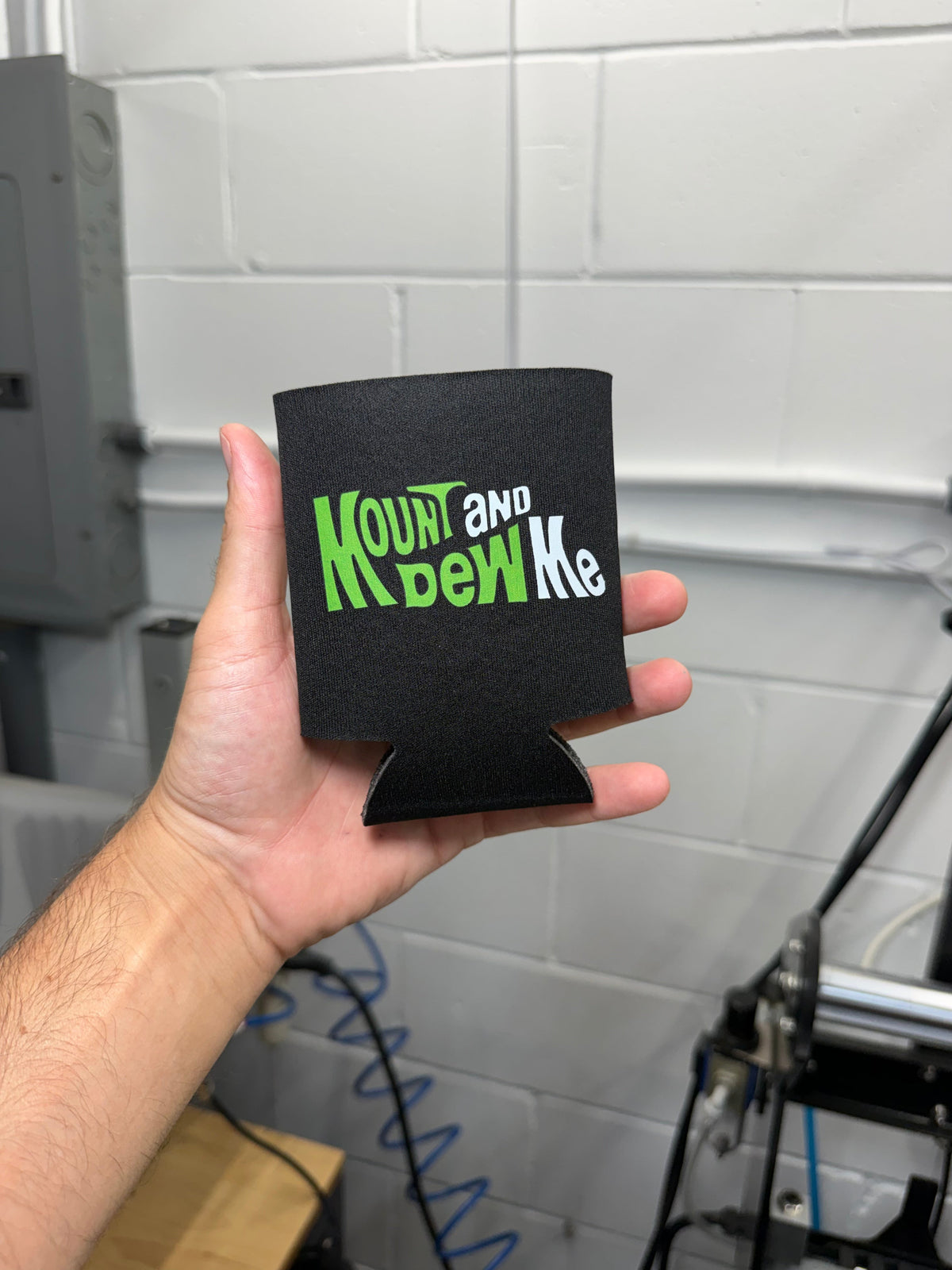 Mount And Dew Me Koozie