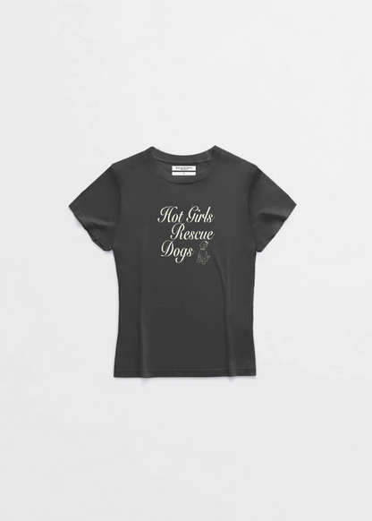 HOT GIRLS RESCUE DOGS BABY TEE