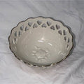 Lenox White Porcelain Bowl with Heart Cutouts Made in USA