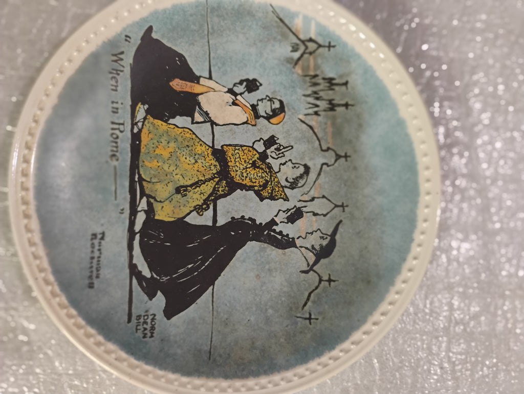 Set of 3 Norman Rockwell on Tour Collector Plates Porcelain