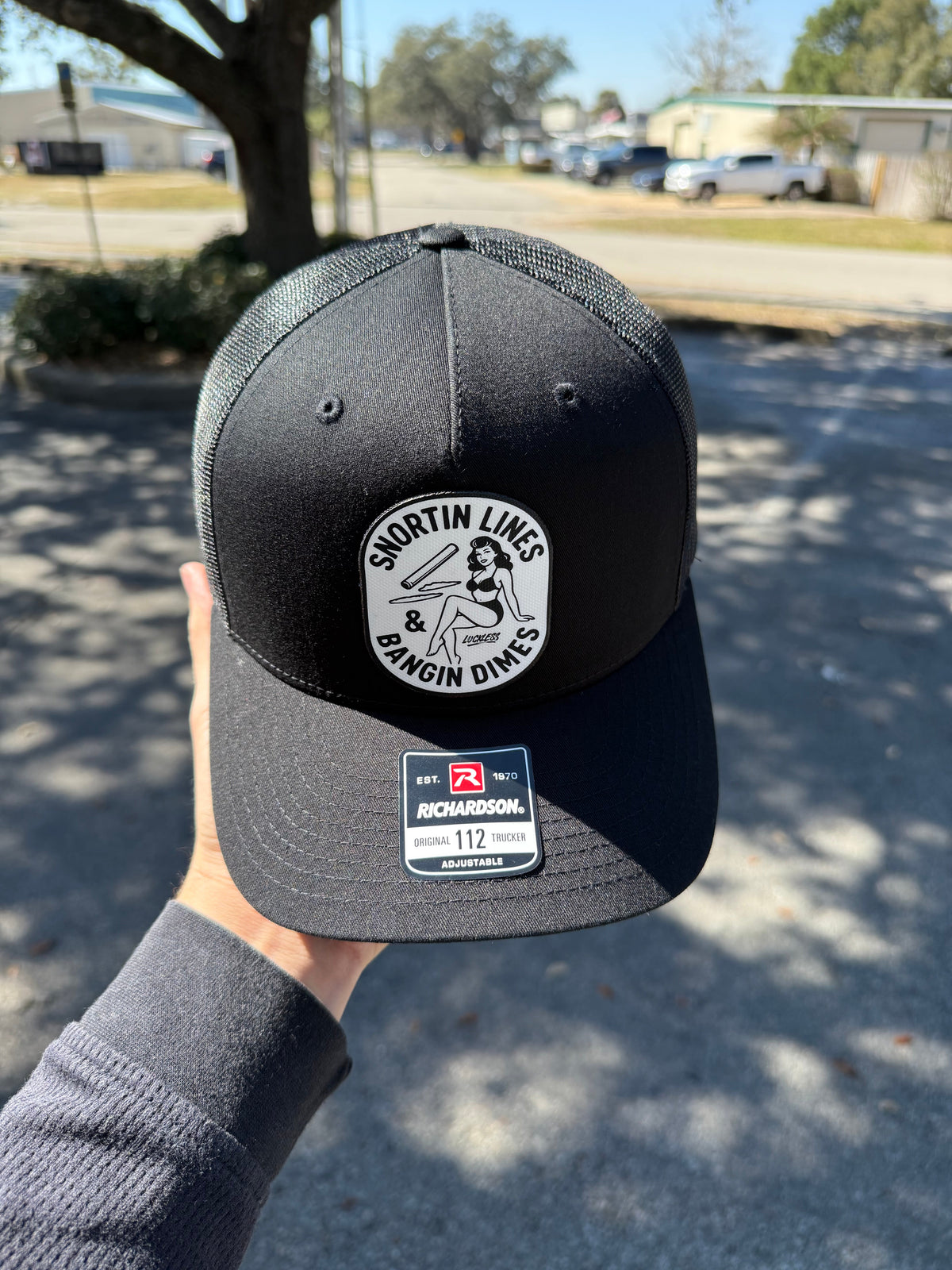 Lines and Dimes Canvas Patch Snapback