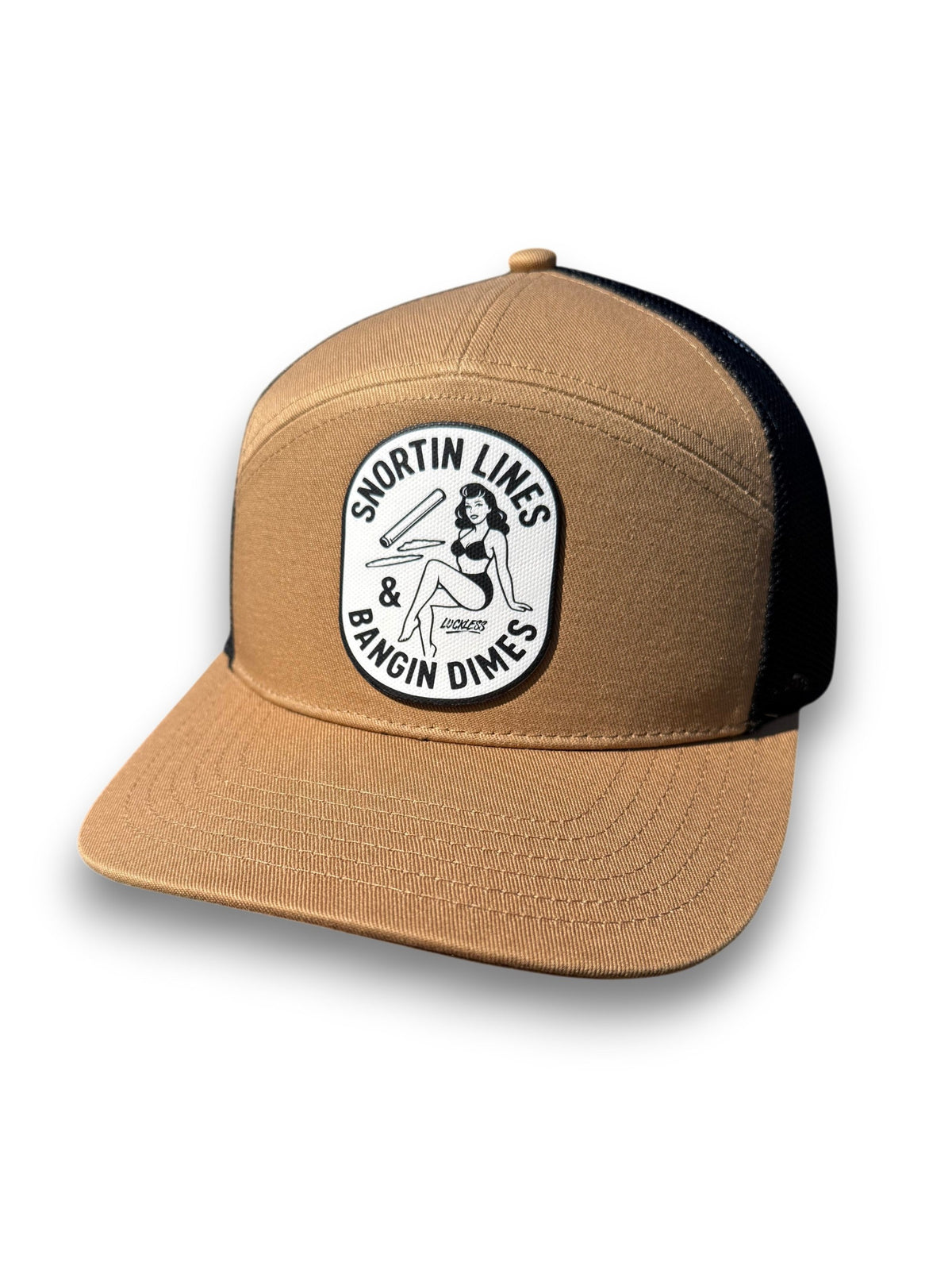 Lines and Dimes Canvas Patch Snapback