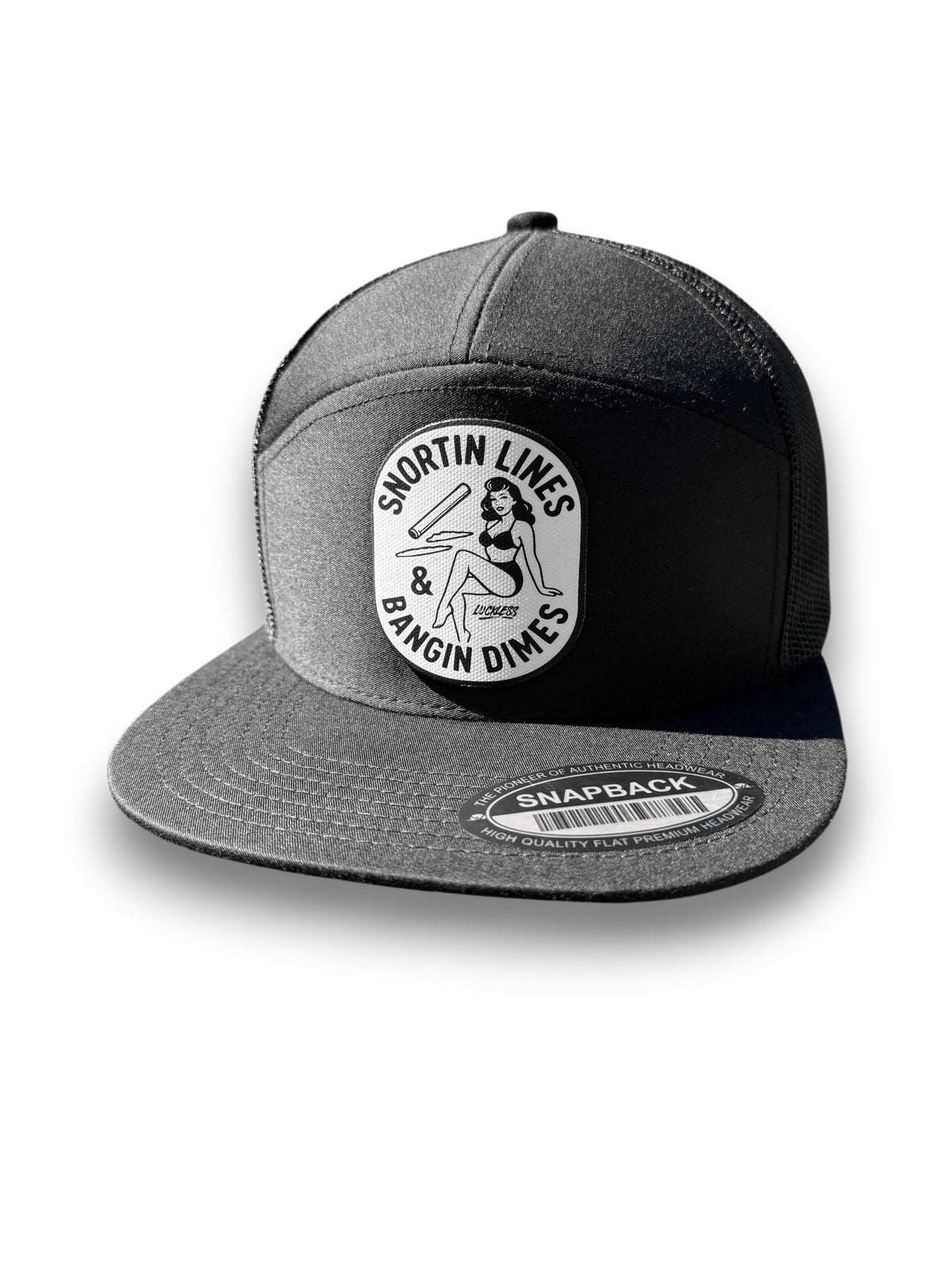 Lines and Dimes Canvas Patch Snapback