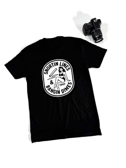Lines and Dimes Tee