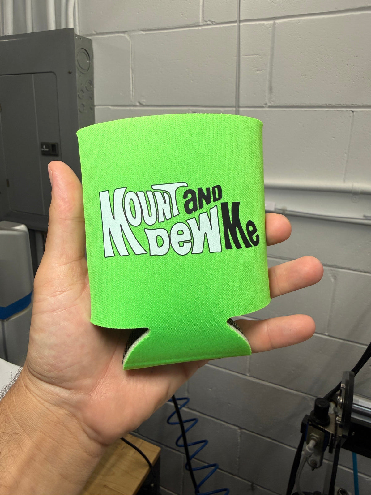 Mount And Dew Me Koozie