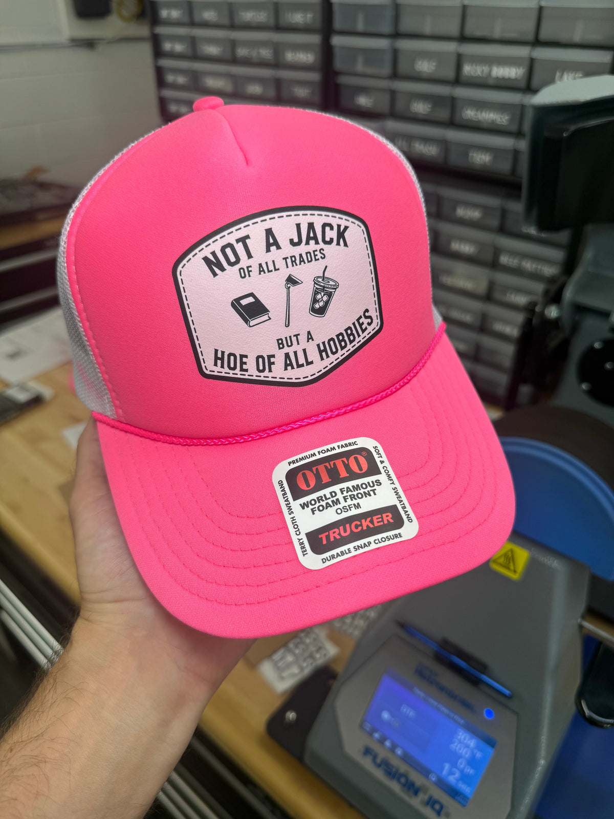 Hoe Of All Hobbies Foam Snapback