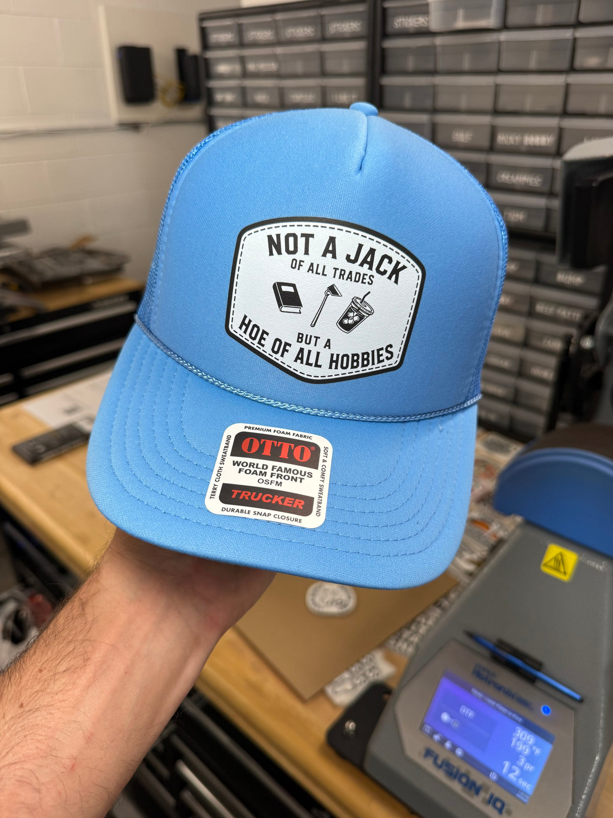 Hoe Of All Hobbies Foam Snapback