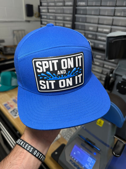 Spit On It and Sit On It 7 Panel Canvas Patch Snapback